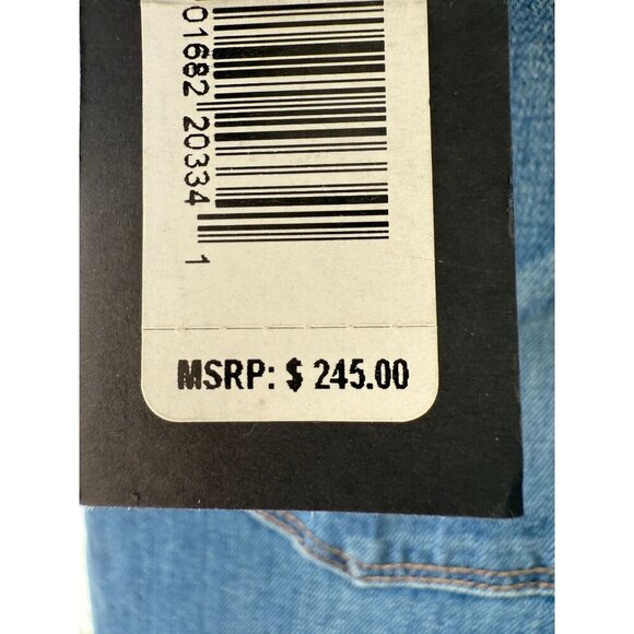 Hudson Women's Zoeey Straight High Rise Frayed Cropped Jeans - Picture 2 of 16